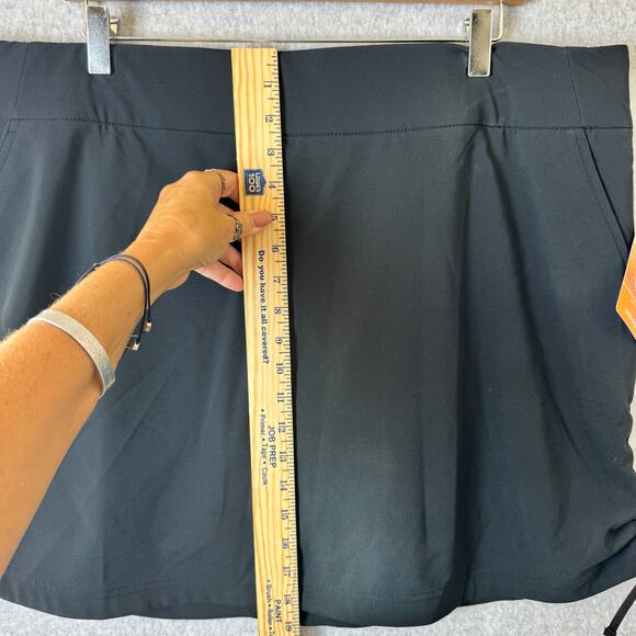 NWT Columbia Skort Womens XXL Black Athletic Workout Golf Tennis Pickleball UPF - Picture 8 of 15